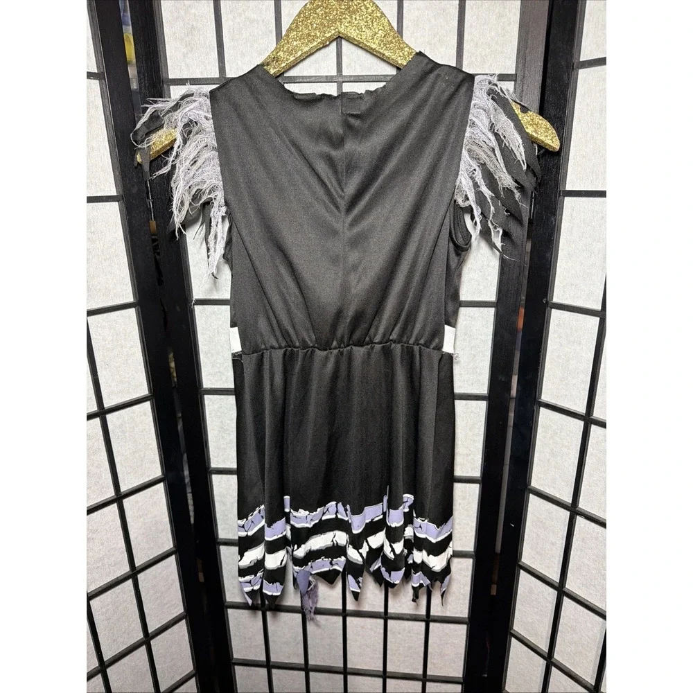Fear Leader Zombie Cheerleader Dress Costume Size:Medium (7-8)